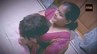 Chubby Indian / Desi Lady with younger man